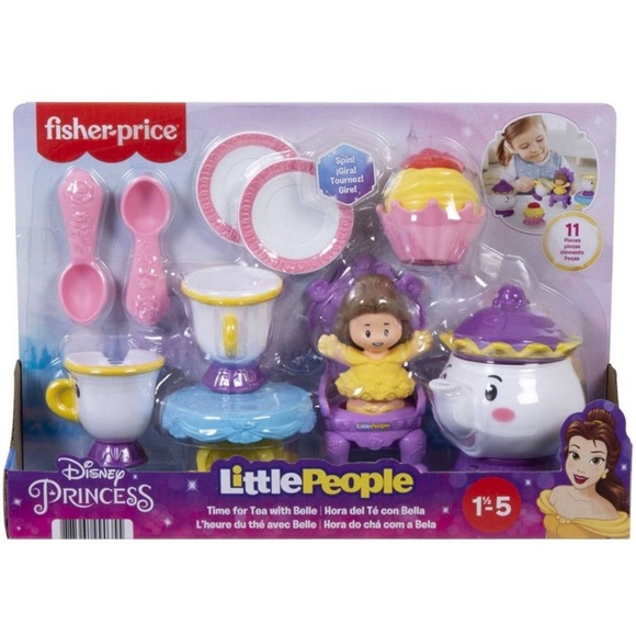 Disney Other - Fisher-Price Disney Princess Belle - Beauty and the Beast Tea Set NEW